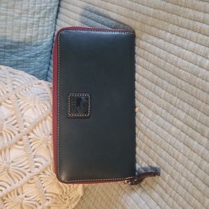 Dooney and bourke florentine LG zip wallet